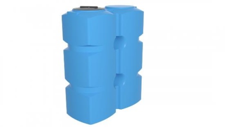 Емкость К 1000 литров вертик. без отв (цвет голуб)