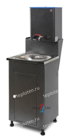 Умывальник (тумба-стойка, в/н ЭВБО-15/1,25-1) широкий антик серебро