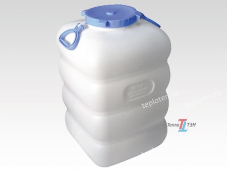 Фляга 100л с ручками бел/фиол