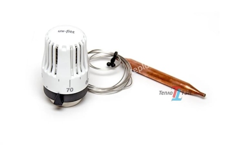 Головка термостатич. с выносным погружным датчиком