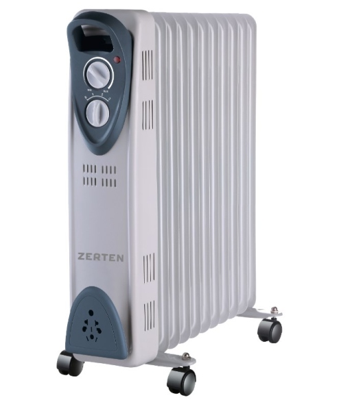 Радиатор масляный Zerten MRT-25, 11 секций, 2,5 кВ