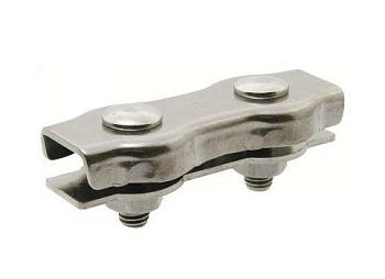 Зажим Дуплекс 4 мм троса нерж