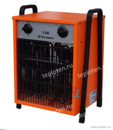 Тепловентилятор  КЭВ- 9С40Е (9 кВт/380 В, 670 м3) 335*345*460