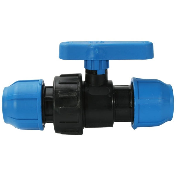 Кран шаровый для труб ПНД Ду 25