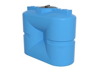 Емкость S 500 литров с отводом цвет голубой