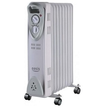 Радиатор масляный Оазис US-25, 11 секций, 2,5 кВт