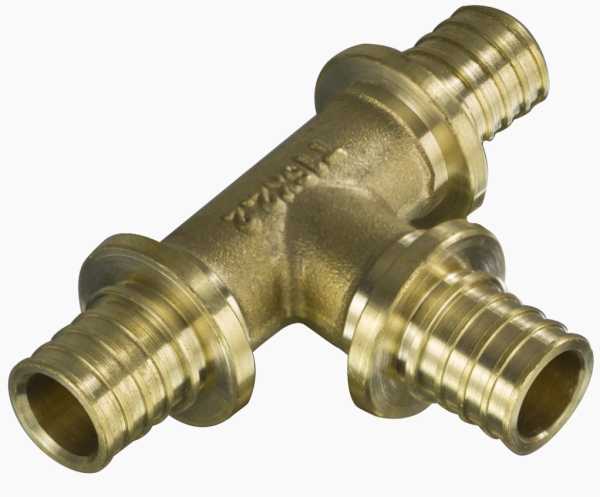 Тройник аксиальный латунный 16 (2,2) (TIM) (H-T161616)