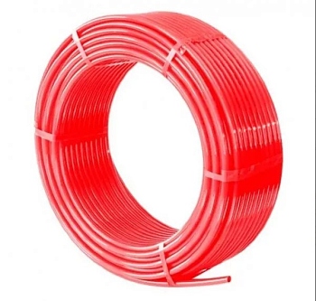 Труба из сш п/этил PEX с кислородным барьером EVOH 16*2.0 Red (красная) TIM (бух.200м) (TPER 1620-200 Red)