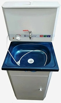 Умывальник ElectroVel УД-1 с ЭВН нерж. мойка цвет Белый