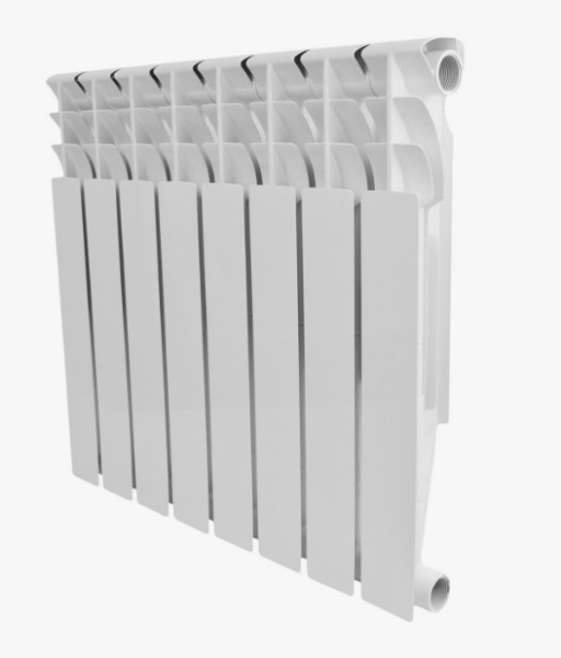 Радиатор алюм. FIRENZE AL 500/100 А11 (белый прямоугольник) 8 секций (А11)