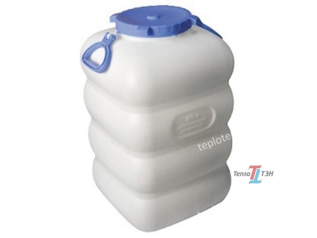 Фляга 80л с ручками бел/фиол