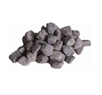 Камень для бани Кварцит Сердце Карелии малиновый обвалованный 20 кг (УПП00011918)